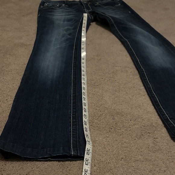 Miss Me Women's Embellished Dark Blue Jeans - Picture 3 of 8